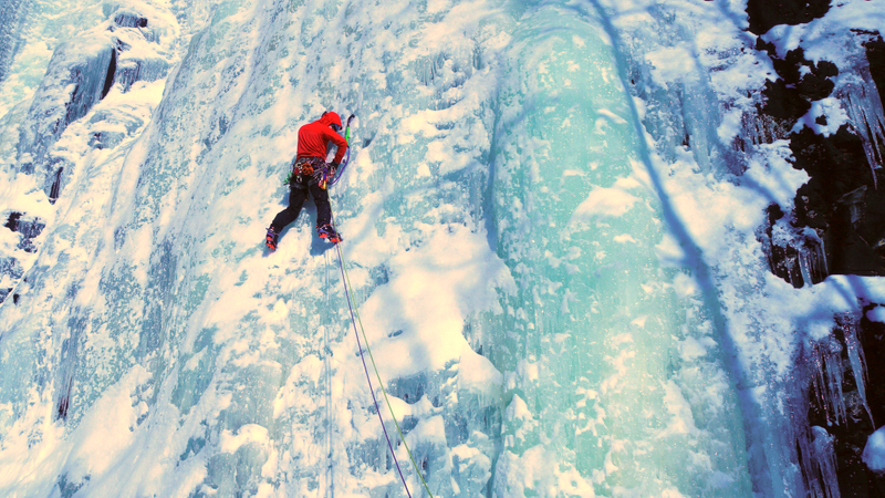 Illustration for article titled Climbing Quebec’s Frozen Waterfalls
